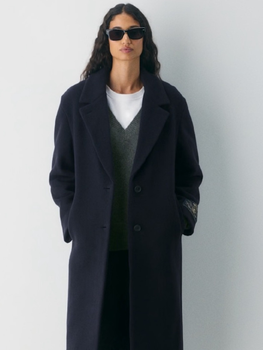💙ARITZIA Soft Wool Cashmere Coat - Classic Oversized Silhouette